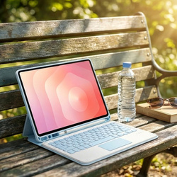 Etui z klawiaturą do Samsung Galaxy S11 X730 X736 na rysik / Samsung Galaxy, Tab S11 11, niebieskie - ochronne