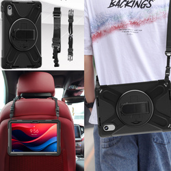 Etui pancerne Armor do Idea Tab 11 / Lenovo Idea Tab - ochronne z podstawką, dostęp do portów i przycisków