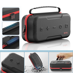 Etui podróżne walizka torba do Nintendo Switch 1, czerwone - ochronne z podstawką, dostęp do portów i przycisków