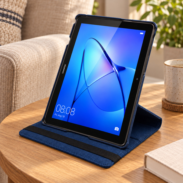 Etui z klapką do Huawei MediaPad T3 10 9.6 obrotowa podstawka ochronne