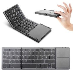 Bezprzewodowa Klawiatura Bluetooth Touchpad Uniwersalna Składana 50H