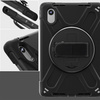 Etui Armor Strap z paskiem do Lenovo Tab M11 10.95, czarne - ochronne z podstawką, dostęp do portów i przycisków