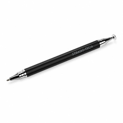 Precyzyjny rysik 2w1 z długopisem stylus pen do tabletu telefonu, czarny