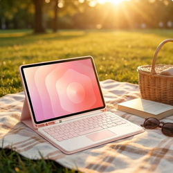 Etui z klawiaturą do Samsung Galaxy S11 X730 X736 na rysik / Samsung Galaxy, Tab S11 11, różowe - ochronne