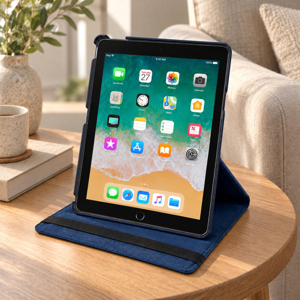 Etui obrotowe do Apple iPad Air/ Air 2 9.7" 2017/2018 gen 5/6 - granatowe