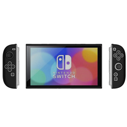 Etui do Nintendo Switch 2 2025 silikonowe Kickstand 3-częściowe, czarne - ochronne z podstawką