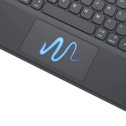 Etui z klawiaturą Bluetooth do Samsung Galaxy Tab A9 8.7 X110 / X115, czarne - ochronne