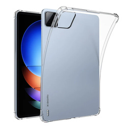 Etui Silikonowe do Xiaomi Pad 7 / Pad 7 Pro 11.2 / Xiaomi Pad 7 Pro, przezroczyste - ochronne z podstawką