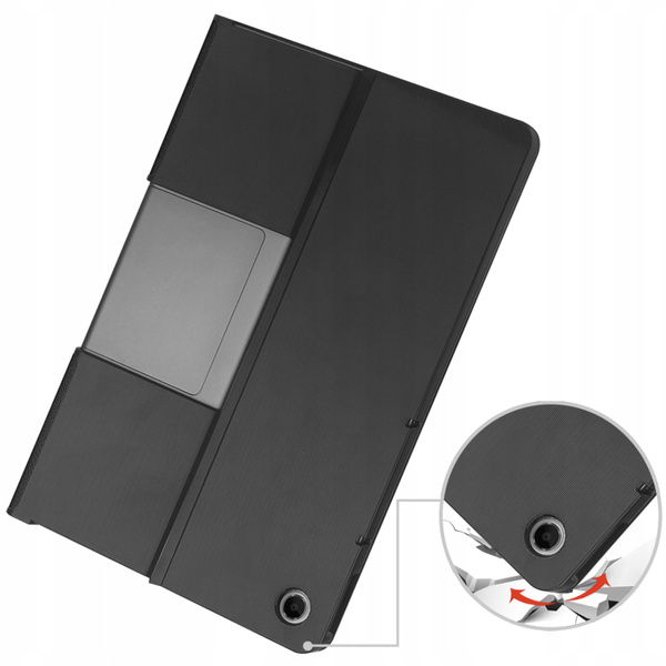 Etui Graphic do Lenovo Tab Plus, morelowe - ochronne z podstawką, dostęp do portów i przycisków
