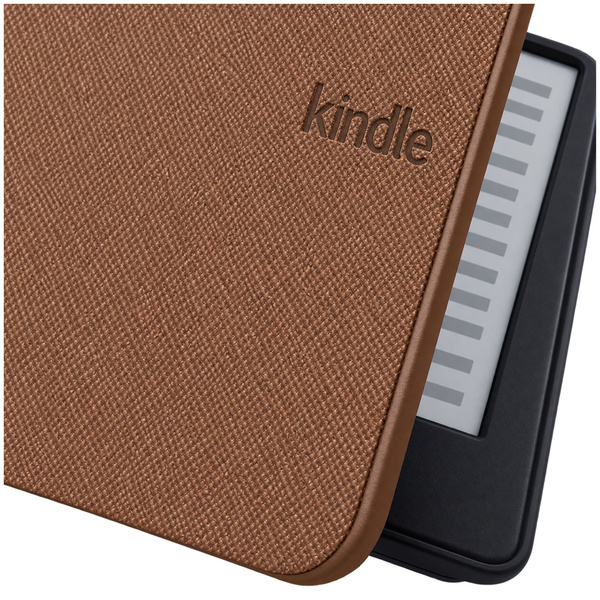 Etui Slim Case do Amazon Kindle Paperwhite 4, brązowe - ochronne z podstawką, dostęp do portów i przycisków