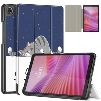 Etui Graficzne do Lenovo Tab One 8.7 25 TB305FU TB305XU, ochronne z podstawką