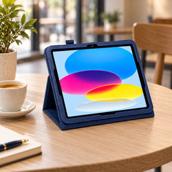 Etui Slim do Apple iPad 10.9 2022 gen 10 iPad 11 A16 2025 gen 11 - granatowe