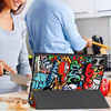 Etui Graficzne do Xiaomi Redmi Pad Pro 12.1 2024 / Poco Pad 12.1 z klapką - ochronne z podstawką