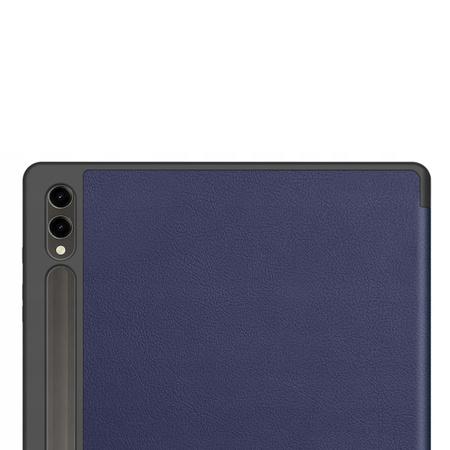 Etui Smart do Galaxy Tab S9 Ultra / S10 Ultra 14.6 X910 X916 X926, granatowe - ochronne z podstawką