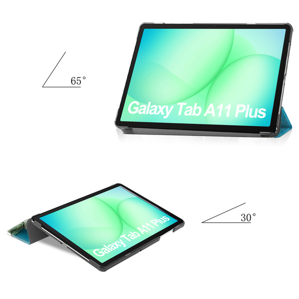 Etui do Samsung Galaxy Tab A11+ Plus 10.9 2025 / A9 Plus - ochronne z podstawką, dostęp do portów i przycisków