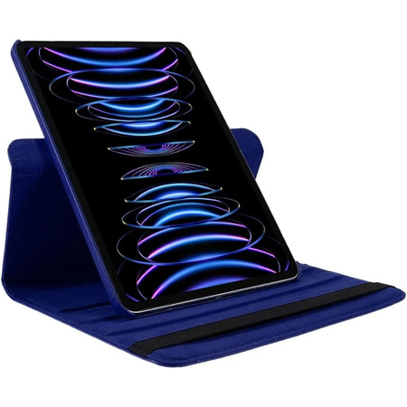 Etui OBROTOWE do iPad 10.9 2022 Gen. 10/ iPad 11 2025 A16 Gen. 11 podstawka, granatowe
