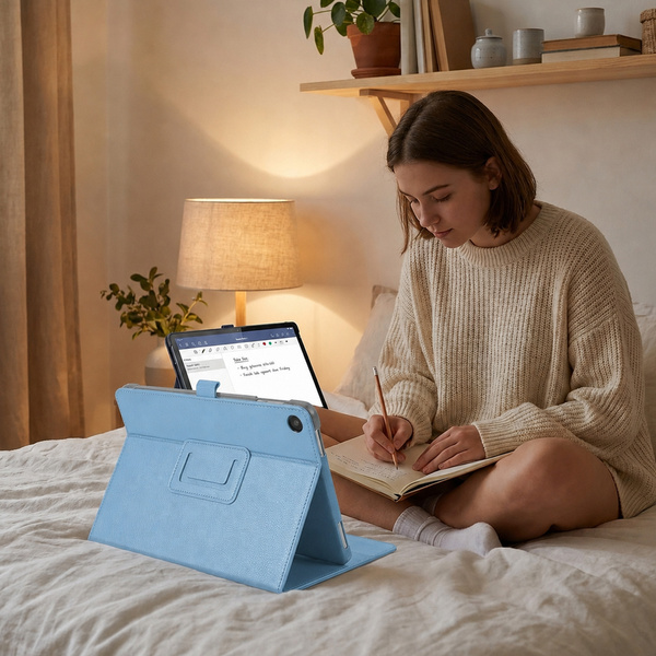 Etui do Lenovo Tab 10.1 2025 TB311FU TB311XU ZAEH0040PL z klapką - niebieskie