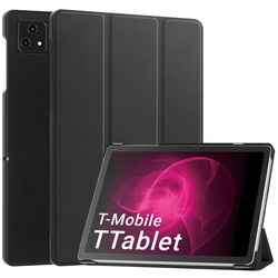 Etui Smart Case do T-Mobile T Tablet 5G 10.36, czarne - ochronne z podstawką, dostęp do portów i przycisków