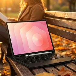 Etui z klawiaturą do Samsung Galaxy S11 X730 X736 na rysik / Samsung Galaxy, Tab S11 11, czarne - ochronne