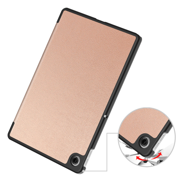 Etui Smart do Lenovo Tab 10.1 2025 z klapką / Lenovo Tab, różowe - ochronne z podstawką
