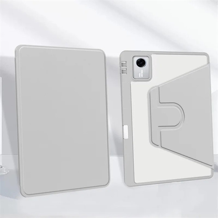 Etui OBROTOWE CLEAR do Lenovo Idea Tab 11" ZAFR0378PL TB336FU TB336ZU 2025, szare