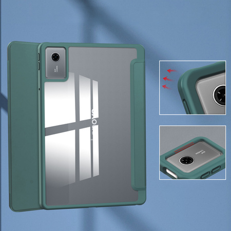 Etui Clear Pencil Lenovo Idea Tab TB336FU/ZU Green