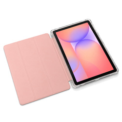 Etui Trifold do Galaxy Tab S10 Lite 10.9/ S10 FE/ S9 FE/ S9/ S8 z miejscem na rysik - różowe