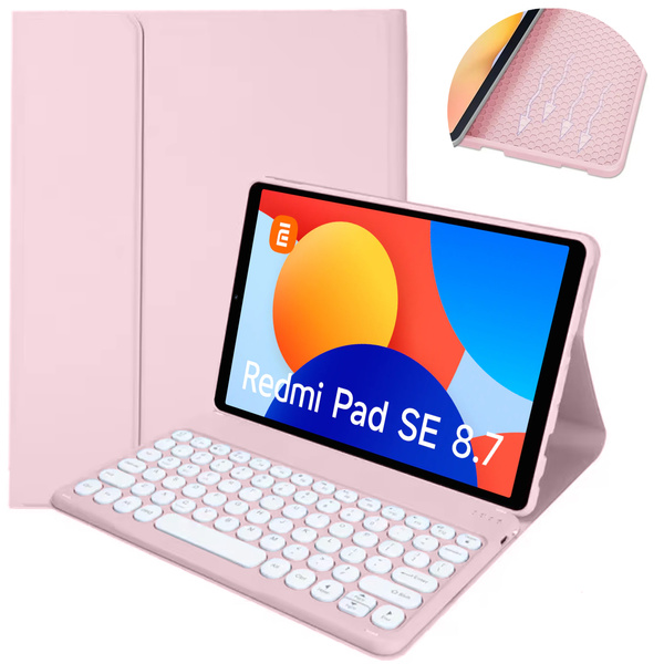 Etui do Xiaomi Redmi Pad SE 8.7 2024 / Redmi Pad SE 8.7 / Redmi Pad, różowe - ochronne z podstawką