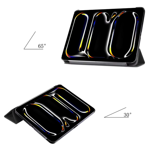 Etui Smart Case do iPad Pro 11 2024 Gen 5 A2836 A2837 A3006 / Gen. 5 A2836, czarne - ochronne