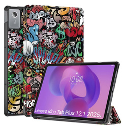 Etui do Lenovo Idea Tab Plus 12.1 2025 - ochronne z podstawką, dostęp do portów i przycisków
