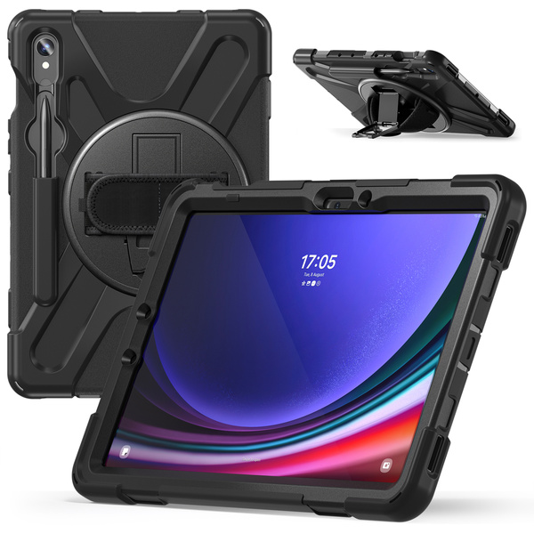 Etui pancerne Shockproof z uchwytem do Samsung Galaxy Tab S9 / S9 S10 / S7 - ochronne