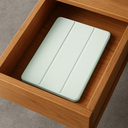 Etui Clear Pencil do Galaxy Tab TAB S9 FE 10.9 SM-X510 SM-X516 / S10 FE, zielone