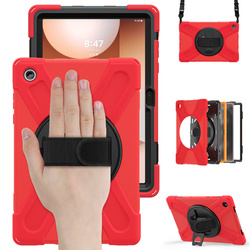 Etui do Samsung Galaxy Tab A11 Plus 10.9 2025 / A9 Plus - Pancerne z szybką, uchwytem i paskiem