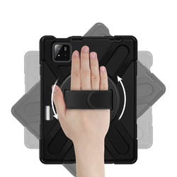 Etui pancerne do Xiaomi Pad 7 / 7 PRO / Pad 8 / 8 PRO / Pad 9 z uchwytem - czarne