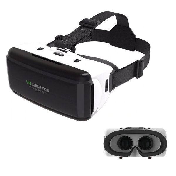 Okulary gogle wirtualna rzeczywistość 3D VR 360 Shinecon G06 pilot opaska - do smartfona