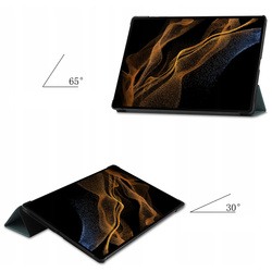 Etui Smart do Galaxy Tab S9 Ultra / S10 Ultra 14.6 X910 X916 X926, zielone - ochronne z podstawką