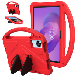 Etui FunColor do Lenovo Idea Tab 11, czerwone - ochronne z podstawką