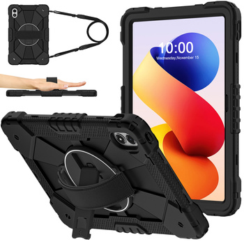 Etui pancerne z uchwytem do Redmi Pad Pro 2 12.1" 2025/ Pad Pro 2024/ Poco Pad M1, czarne