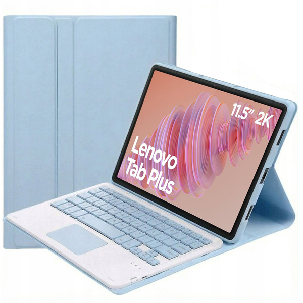 Etui z klawiaturą do Lenovo Tab Plus 11.5 - ochronne z podstawką, dostęp do portów i przycisków