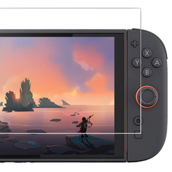 Szkło hartowane do Nintendo Switch 2 zestaw - ochrona ekranu 9H, pełne pokrycie, oleofobowe