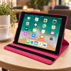 Etui obrotowe do Apple iPad Air/ Air 2 9.7" 2017/2018 gen 5/6 - różowe