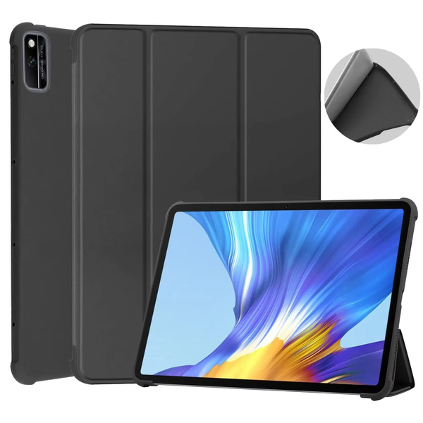 Etui Smart do Huawei MediaPad M5 Lite 10 z klapką i podstawką - czarne