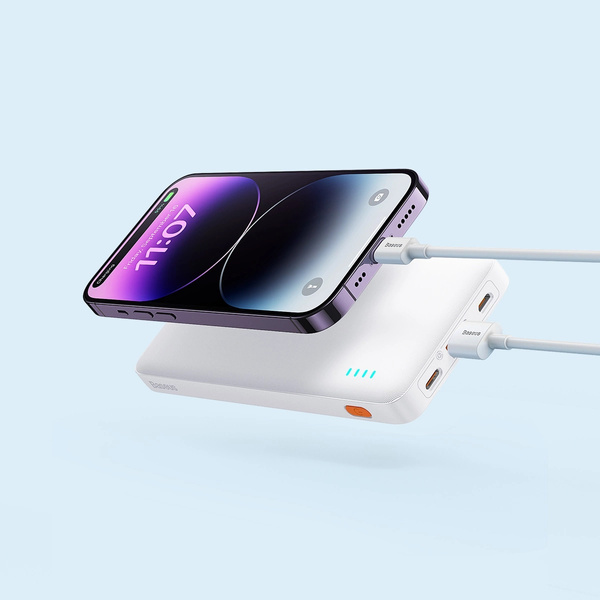 Powerbank do telefonu i tabletu Baseus Airpow 20W 10000mAh z kablem USB-C 30 cm