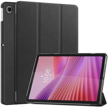 Etui Smart do Lenovo Tab 10.1 2025 z klapką / Lenovo Tab, czarne - ochronne z podstawką