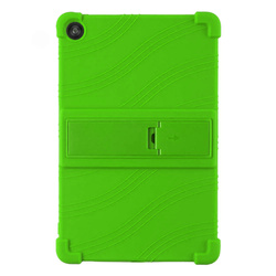 Etui Armor do T-Mobile T Tablet 2 10.1 5G 2025 pancerne, zielone - ochronne z podstawką