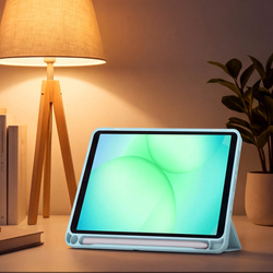 Etui Clear Pencil do Galaxy Tab A11+ 10.9 2025 X230/ X235/ X236 A9+ SM-X215/ X216, niebieskie