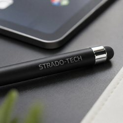 Precyzyjny rysik stylus pen do tabletu telefonu, dwustronny, czarny