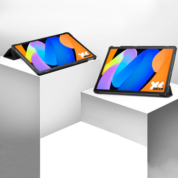 Etui Smart do Lenovo Idea Tab 11 2025 z klapką, czarne - ochronne z podstawką