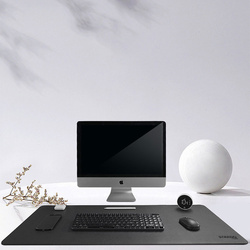 Duża podkładka pod myszkę laptop Gamingowa mata na biurko 90x45 XXL, czarny