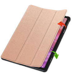 Etui Smart do Lenovo Tab 10.1 2025 z klapką / Lenovo Tab, różowe - ochronne z podstawką